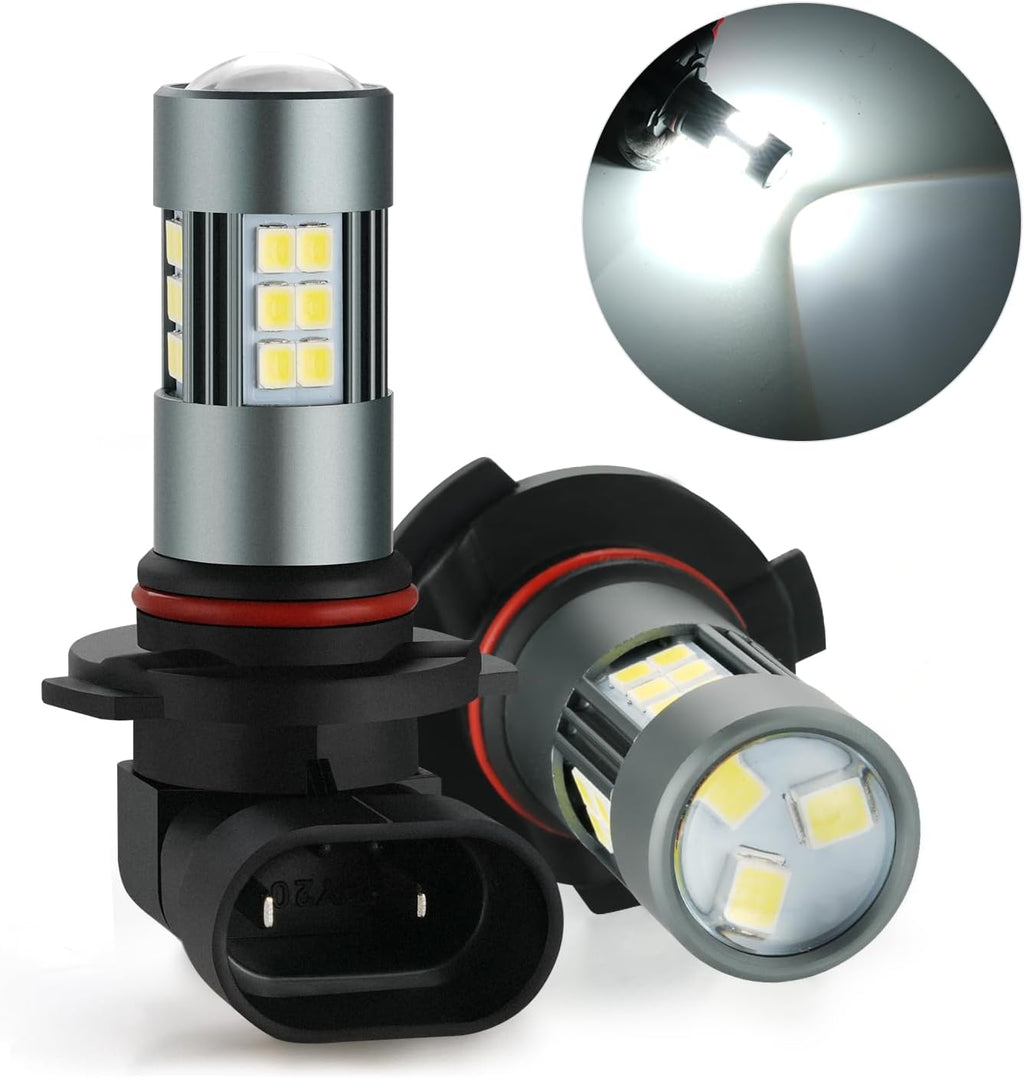 H10 LED Bulbs, 9145 9140 Fog Light 6500K Cool White, Pack of 2