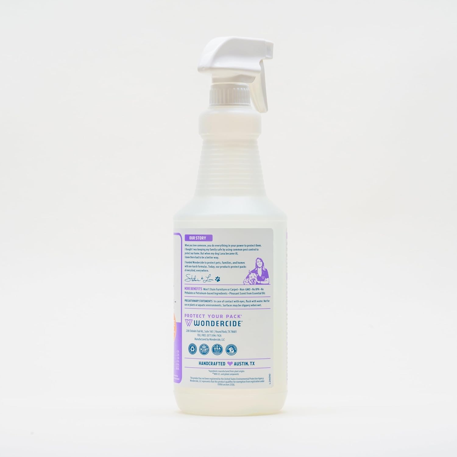 Wondercide - Indoor Pest Control Spray for Home and Kitchen - Ant, Roach, Spider, Fly, Flea, Bug Killer and Insect Repellent - with Natural Essential Oils - Pet and Family Safe — Rosemary 16 oz