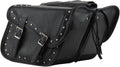 GARGOYLE BELLS Genuine Leather Motorcycle Saddle Bags Motorcycle Luggage Bag For Softails Sportsters Dyna ect