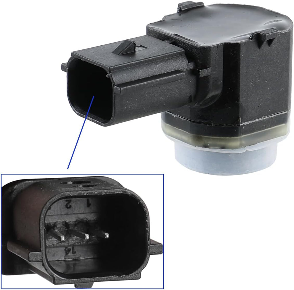 AUTOKAY Rear PDC Parking Aid Reverse Backup Sensor for Ford F-150 F-250 Super Duty F-350 Super Duty 2015-2018, 4 Pcs Rear Reverse Parking Aid System Backup Sensor Replaces HC3Z-15K859-A