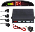 ZONETECh New 4 Parking Sensors LED Display Car Reverse Backup Radar System