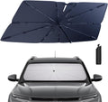 Windshield Sun Shade Umbrella Compatible with 2021-2025 Chevy Trailblazer Accessories: Custom Fit 210T Silver, Foldable Sunshade Front Window Sun Visor, Blocks UV Rays Keeps Car Cool for L, LS, LT, RS