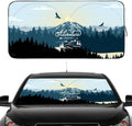 Gven Windshield Shade, Car Sun Shade for Front Windshield Sun Visor Protector Blocks UV Rays Foldable 210T Keep Your Vehicle Cool