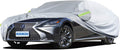 KouKou 6 Layers Car Cover Waterproof All Weather for Automobiles, Full Exterior Covers Universal Fit Sedan Lexus ES350 LS400, Lincoln MKZ MKS, Tesla Model S, BMW 750i, etc.(Length 208 inches)