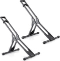 Bike Floor Stand Rack- Indoor Bike Stand for Garage/Home - Bike Storage Bicycle Parking Rack Fit 20”-29” Mountain Road Bikes (2 Bike Rack)