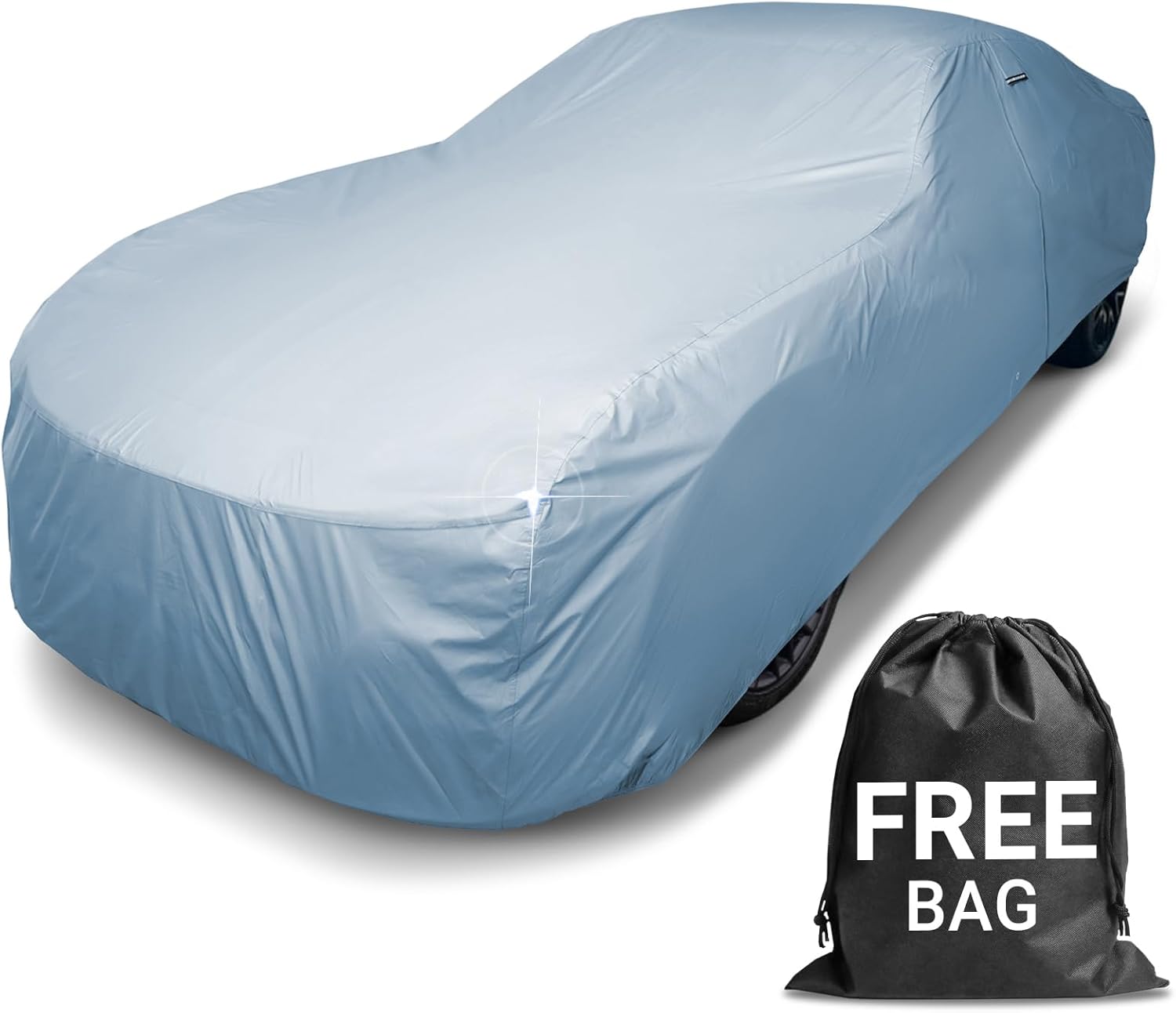 iCarCover Premium Car Cover for 1985-1992 Chevy Sprint Heavy Duty Waterproof All Weather Automobiles Custom Fit Indoor Outdoor UV Snow Protection Covers with Straps and Bag