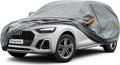 Kayme Heavy Duty SUV Car Cover Waterproof All Weather, Full Exterior Covers Sun Rain UV Protection. Universal Fit Audi Q5, BMW X3, Mazda CX-5, Hyundai Sante Fe, Tesla Model Y, Toyota RAV4, Honda CRV.
