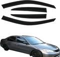 Smoke Sun/Rain Guards Wind Deflector Compatible with 2001-2005 Honda Civic Sedan Window Visors 4pcs 94213
