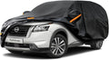 Kayme 7 Layers SUV Car Cover Custom Fit for Nissan Pathfinder (2005-2025) Waterproof All Weather for Automobiles, Outdoor Full Cover Rain Sun UV Protection.Black