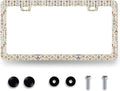 Arrow Print License Plate Frame Colorful Adventure Awaits License Plate Holder Funny License Plate for Car Decoration Stainless Steel Auto Parts with Screws 12.3" x 6.3"