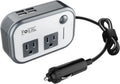 200W Car Power Inverter, FOVAL 12V DC to 110V AC Car Inverte with 4 USB Ports Car Outlet Adapter, Power Inverter for Vehicles, Car Plug Adapter Outlet for Laptop Computer Charger