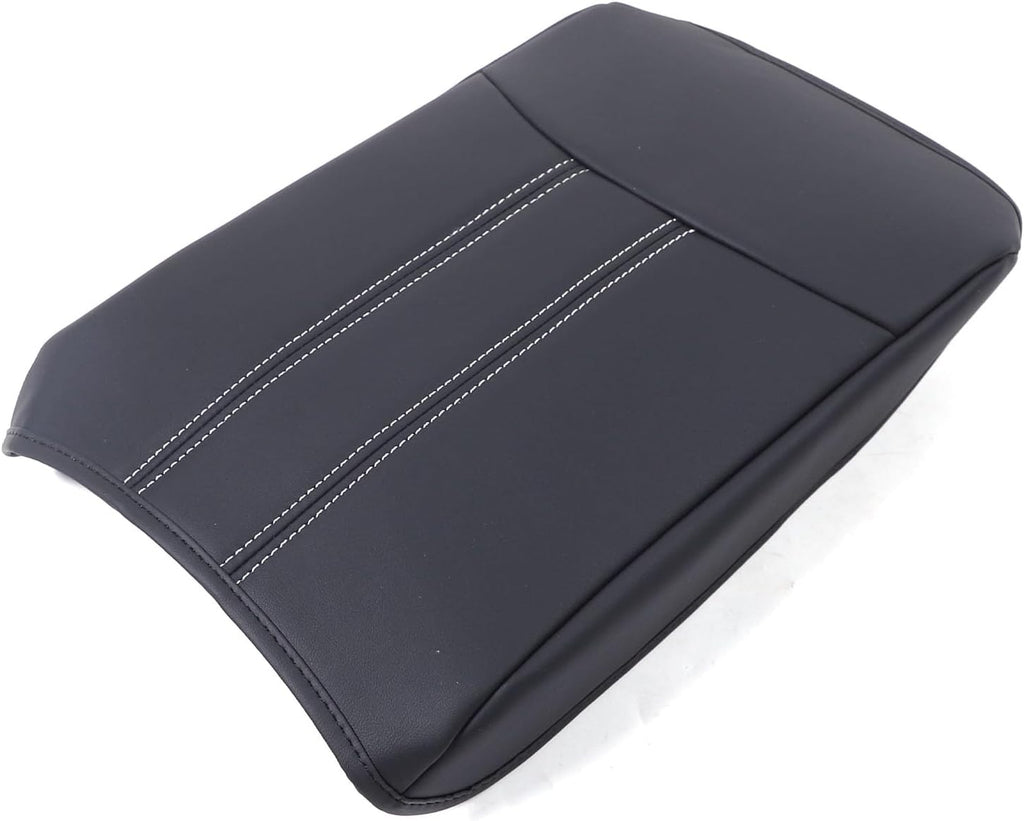 Armrest Box Cover Center Console Pad Compatible with Honda Pilot 2023 2024/2024 Ridgeline/Passport Accessories Leather Auto Armrest Cover, Waterproof Car Center Console Armrest Cushion