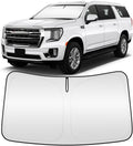 Windshield Sun Shade for GMC Yukon 2021-2025 4-Layer Front Window Shade Custom Sun Visor 240T Shade Blocks UV Keep Your Car Cooler