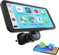NikoMaku Wireless Carplay Screen, Portable Android Auto Car Stereo with Easy Setup Magnetic Mount, Compact Carplay Screen for Vehicle, Airplay, Mirror Link, Map Navigation, SD-1M (6.25 in)