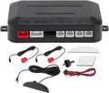 Motoforti Universal Car Auto Vehicle Reverse Backup Radar System Reverse Parking Sensors Alarm Buzzer Reminder Distance Detection Red 2 Pcs Parking Sensors