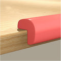XPLKQXE Sharp Edge Safety Corner Edge Foam Padding, Edge Guards Bumpers Adhesive, Edge Corner Protector Guards for Table Edges & Sharp Corners(Red,3pcs)