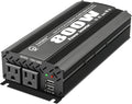 800W Power Inverter DC 12V to AC(2 Outlets) 110V Car Inverter Adapter Converter with 2.1A Dual USB Charging Ports for RV Camping Travel