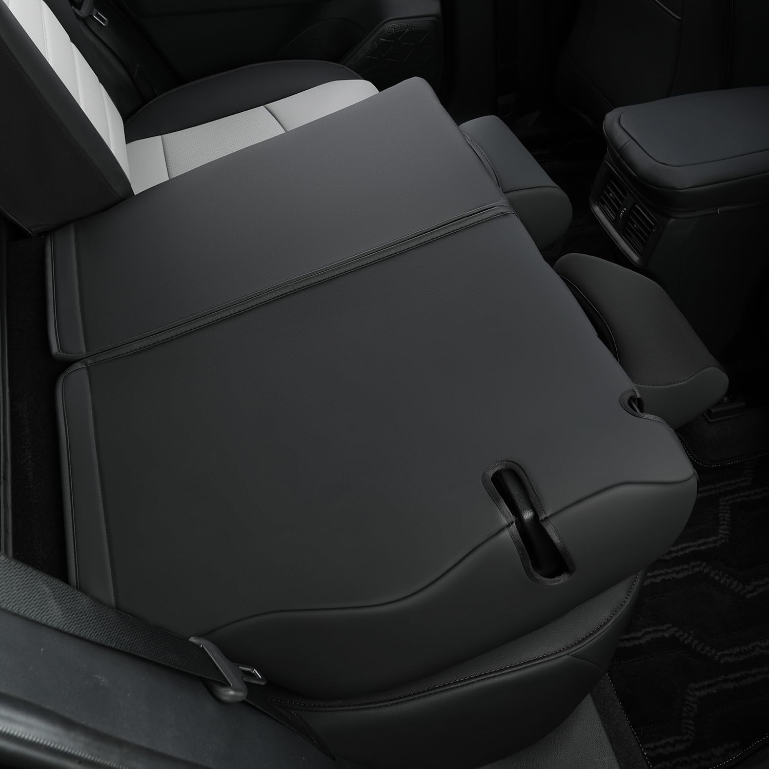 RISINGSTAR Rav4 Seat Covers, fit 2019-2025 Toyota Rav4 XLE LE XLE Premium Limited Base SUV, not for Adventure and TRD-Off(Black&Gray)