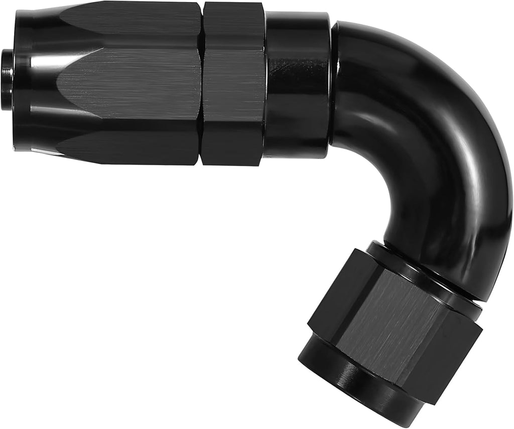 EVIL ENERGY 10AN 120 Degree One Piece Full Flow Hose End Fitting Swivel For CPE Braided Hose