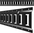 E Track 4'（2 Pack） with Powder-Coated Steel Trailer Tie Down for Garages, Trucks, Pickups, and Vans, E-Track Rail Reliable Cargo Restraint (Screws Not Included)