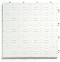 Big Floors GarageTrac Diamond, Interlocking Non-Slip Garage Flooring Tile, Durable, Modular, Heavy-Duty Copolymer, Easy Install (White, 24 Pack of 12 x 12" Tiles)