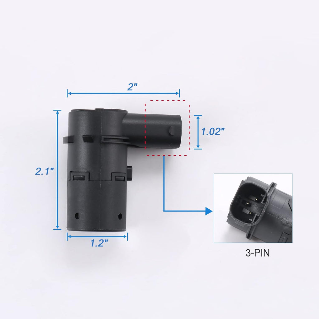 JDMSPEED New Set of 4 Pcs Bumper Backup Parking Sensor Replacement for 4F23-15K859-AA 4F2315K859AA