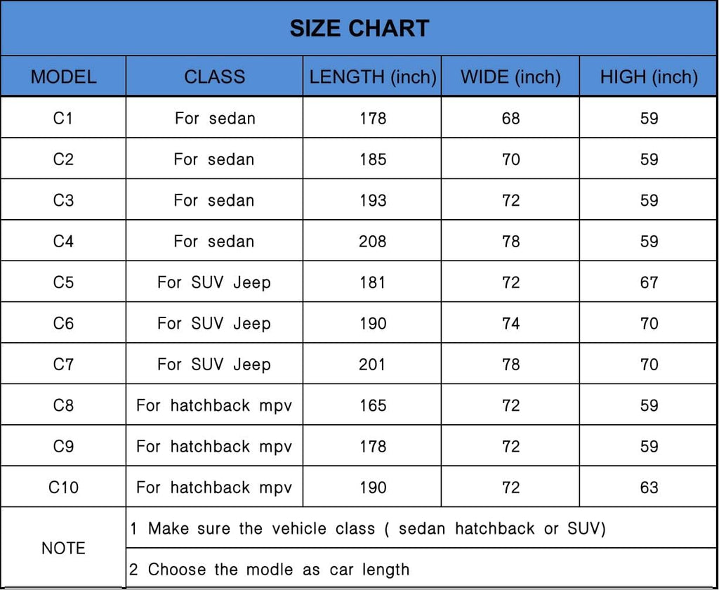 KouKou Oxford Car Cover Waterproof All Weather for Automobiles, Fit Sedan Nissan Versa, Audi A3, VW eos, Hyundai Accent, Volvo S40, etc.(178 X 68 X 59 inch)