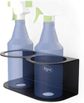 Koova 2 All-Purpose Spray Bottle Holder | Easy Install Wall Mount Hardware Included | Heavy-Duty Powder Coated Steel Storage Rack for Garage And Home | Craft Workspace Paint Bottle Organizer USA Made