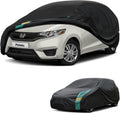 Hatchback Car Cover Waterproof All Weather for Automobiles, Universal Fit for Honda Fit, Ford Focus, Subaru Impreza, Toyota Matrix, VW Golf. Rain Winter Sun Protection. (Length: 164"-178")