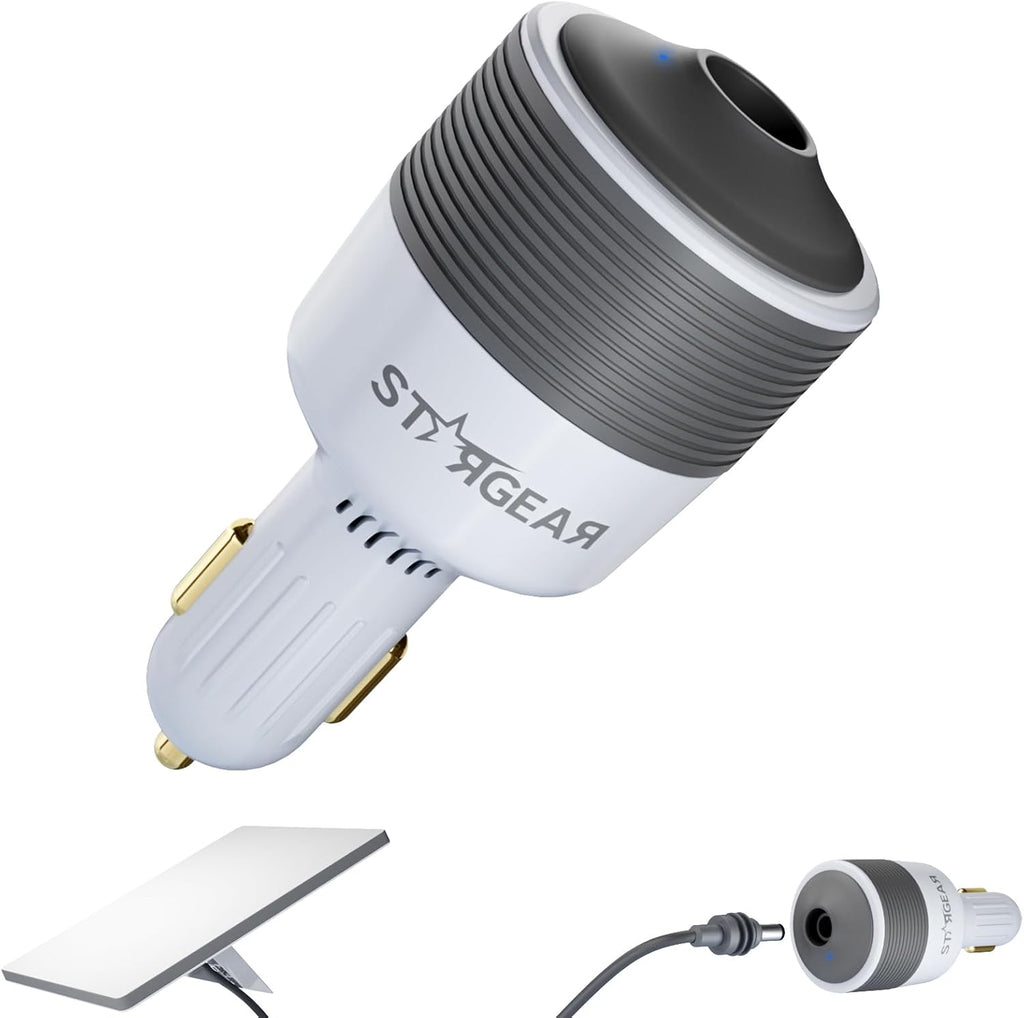 Starlink Mini Car Adapter - 12V to 24V DC Step Up Converter with 60W Car Cigarette Lighter Adapter, Starlink Mini 12V Adapters Supports Official 30M Starlinks Cable, Ideal for RV, Boat, Trailer
