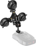 Radar Detector Mount - Triangular Suction Cup Windshield Bracket (for Cobra Detectors)