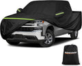 for Chevy Silverado 1500 Crew Cab 6.6 ft. Bed Truck Cover, Waterproof All Weather Car Covers with Zipper Windproof Heavy Duty Protection for 2000-2023 Silverado 1500/GMC Sierra 1500(UP to 241.7‘’L)