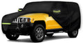 Waterproof Car Covers for Hummer H2 SUV 2002-2009 (Black) 210T Custom 6 Layers Heavy Duty Waterproof All Weather Protection Outdoor