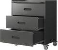 Metal Garage Storage Cabinet with Wheels,Locking Rolling Tool Cabinet with Drawers and Shelves for Home, Office, Garage & Workshop