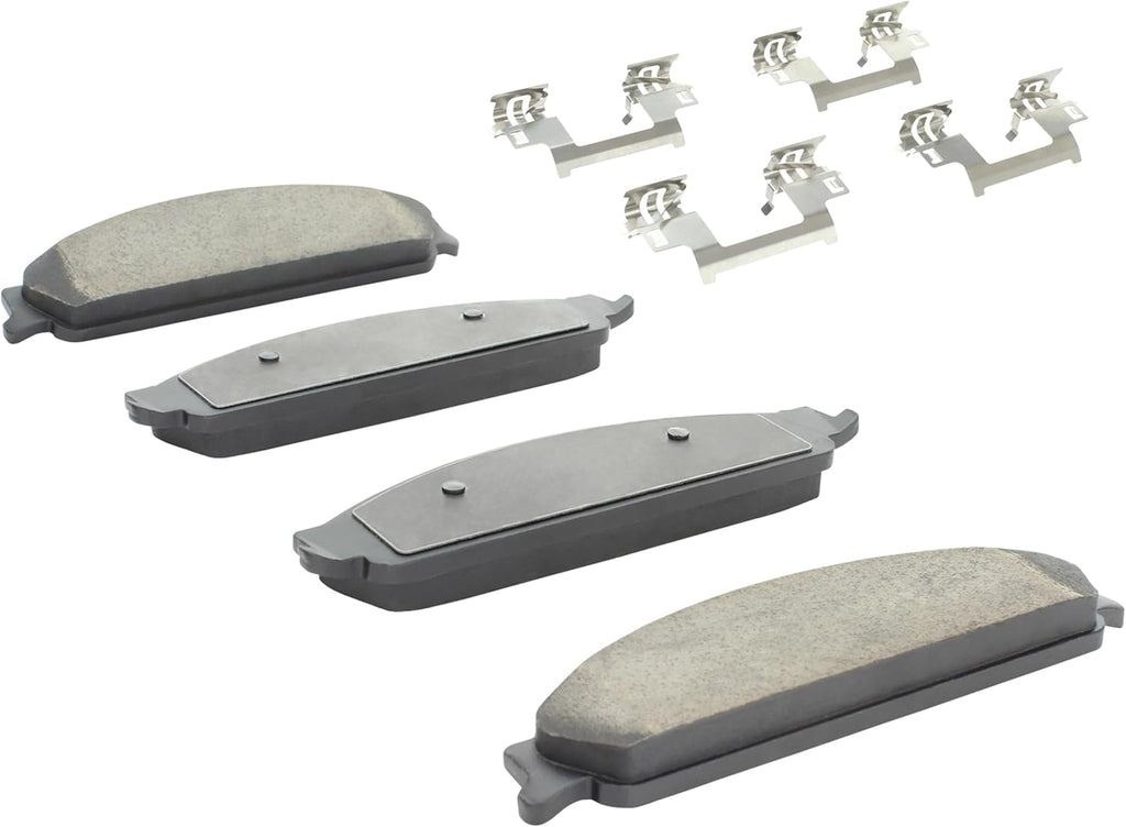 Premium Ceramic Front Brake Pads (1001-1070C) Compatible with Ford Five Hundred 2007-2005, Freestyle 2007-2005, Taurus 2009-2008, Taurus X 2009-2008, Mercury Montego 2007-2005 & More