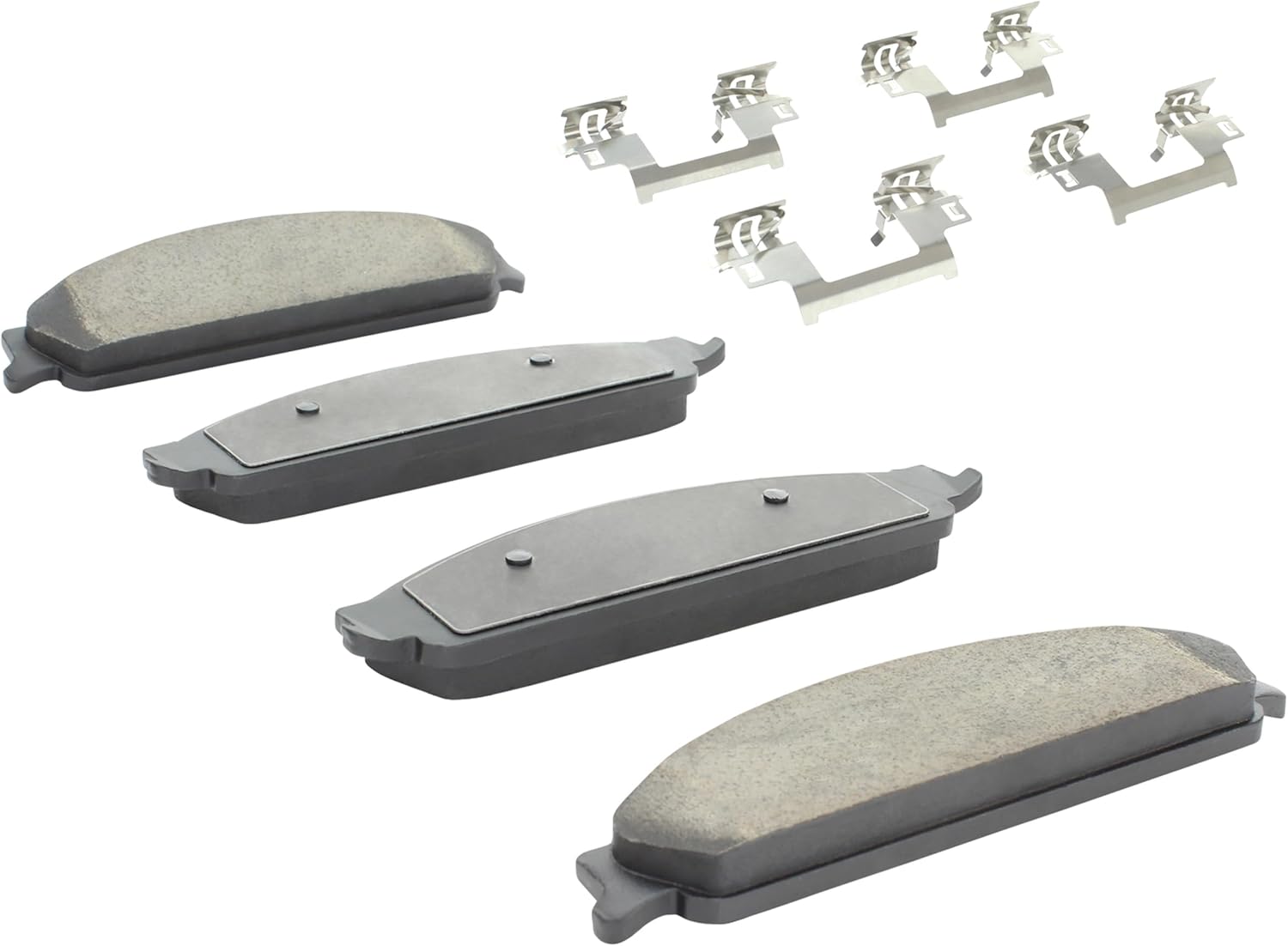 Premium Ceramic Front Brake Pads (1001-1070C) Compatible with Ford Five Hundred 2007-2005, Freestyle 2007-2005, Taurus 2009-2008, Taurus X 2009-2008, Mercury Montego 2007-2005 & More