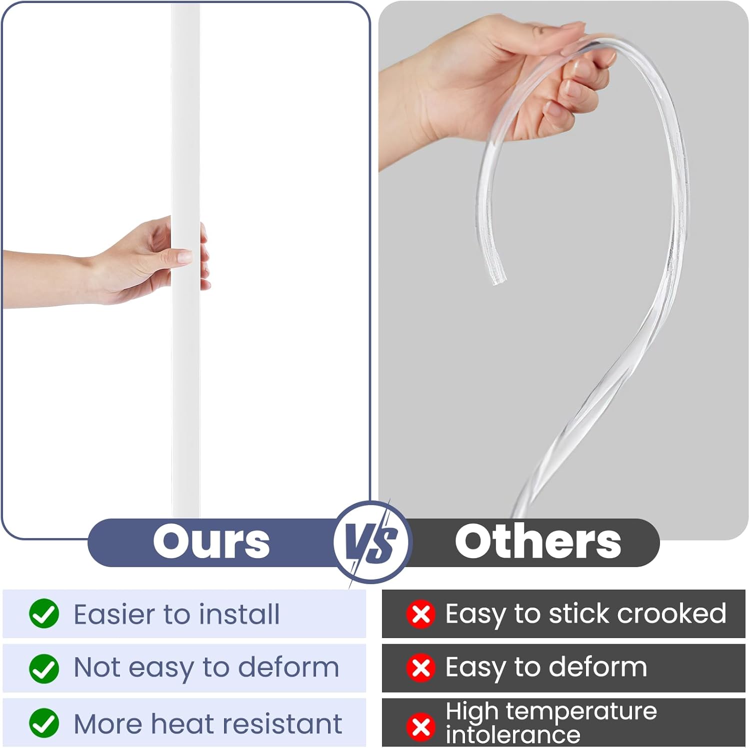 2PCS Wall Corner Protectors Guards - Self Adhesive Corner Protector & Corner Guards for Walls Edge Protection, Easy to Apply - No Tools Needed(Pure White, 31.5"x1.18")