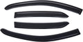 Lightronic Extra Durable Outside-Mount Auto Vent Window Visor, Fit 2013-2022 Buick Encore (EXCLUDES Encore GX), 2013-2022 Chevrolet Trax, UV Protection Rain Guard, Original Wind Deflector, Smoke, 4Pcs