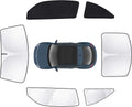 6pcs Car Window Shades for Volkswagen VW Beetle 2012-2019 Accessories,Windshield Side Rear Full Sunshade,Sun Visor UV Blocking, Privacy Protection and Blackout for Camping Outdoor