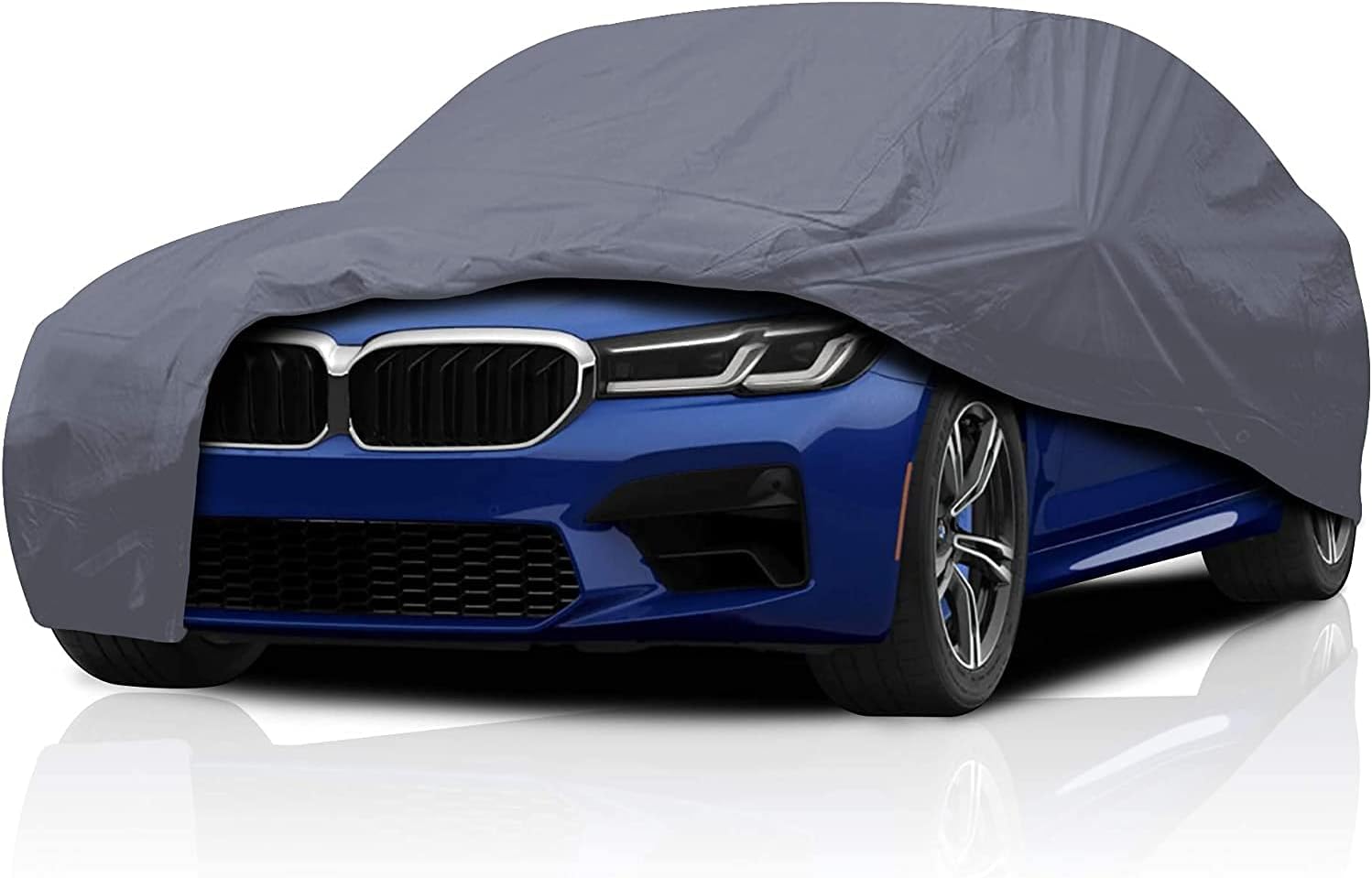 Supreme Full Car Cover – for Pontiac Sunbird 1990-1994 Coupe 2-Door Sedan 4-Door Semi Custom Fit Waterproof Full Coverage All Weather Windproof Dust Proof Indoor Outdoor Automobile