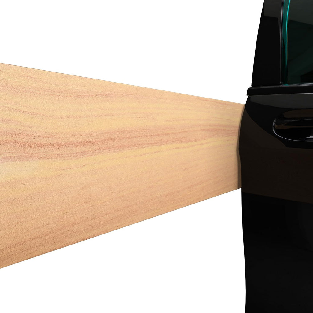 GWP01 Wood Grain Garage Wall Protector Car Door Protectors, Garage Accessories, Parking Stopper for Garage, Tool-Free, Designed in Germany (4.5mm Wood Grain)
