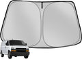 Windshield Sun Shade for 1996-2025 Che-vrolet/Chevy Express Foldable Sun Sunshade for Car Front Window Blocks UV Rays and Heat Automotive Interior Protector Custom Fit Accessories