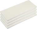X AUTOHAUX 400x150x20mm 4pcs Car Garage Wall Guard Door Bumper Protector Anti Collision Water Resistance White