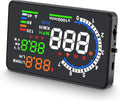Heads Up Display for Cars, Digital Speedometer for Car A8 with OBD Function, 5.5 Inch Large Screen, HUD Speedometer for Car for All Vehicles
