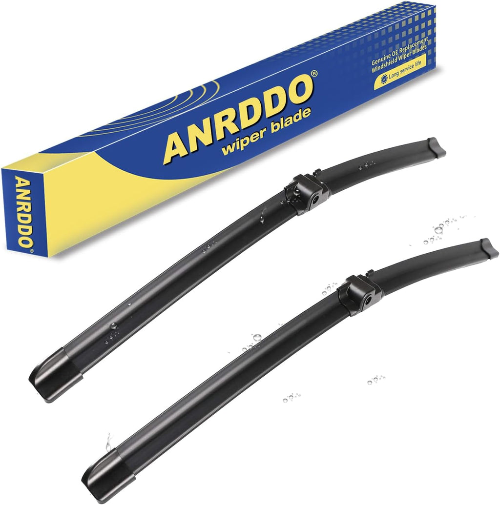 Wpers Factory for Mercedes W215 W220 W221 CL S CLAss 2001-2006 S350 S430 S500 S600 CL500 CL600 CL55 AMG Original Equipment Replacement Windshield Wiper Blades Set 27"+27"(Set of 2) Side Lock
