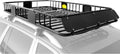 XCAR Roof Rack Basket Rooftop Cargo Carrier with Extension Black Car Top Luggage Holder 64"x 39" Universal for SUV Cars