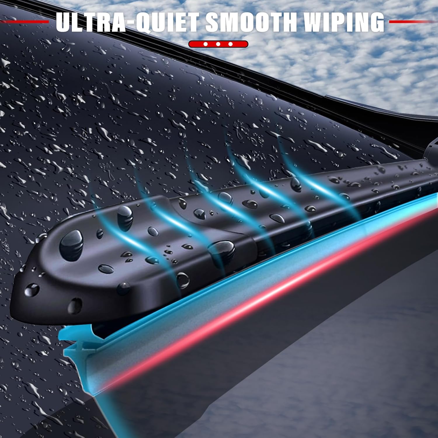 Windshield Wiper Blades Replacement for Ford Escape 2020 2021 2022 2023 Original Factory Quality Front Rear Wipers Blade Set for My Car - 24" 20" 11" (Pack of 3)