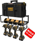 Power Tool Organizer, 120LB Bearing Assemble-free Wall Mount Cordless Drill Holder Utility Racks Storage For Dewalt Milwaukee Christmas Fathers Gifts Husband Garage Workshop On Clearance