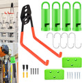 4 Pack Garage Storage Hooks Attachment for Ego Power Multihead System | Battery Mount Holder for Ego 56v Trimmer and Edger | Garage Hooks for Hanging Bike, Garden Tools