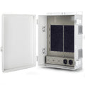 Outdoor Electrical Junction Box with High Power Outlet, 16" H* 12" L* 5.9" W, ABS Water Resistant Enclosure with Internal Mounting Panel & Hinged Cover.